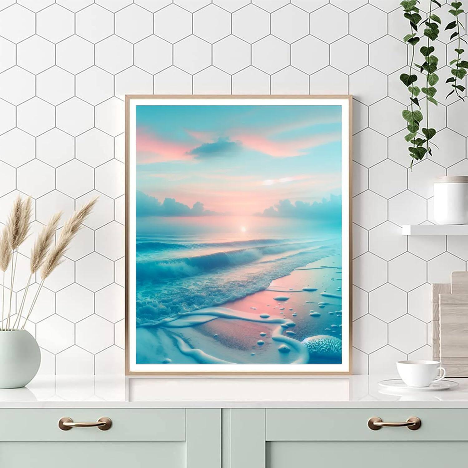Artistic Seaside Dream Painting Number Kit