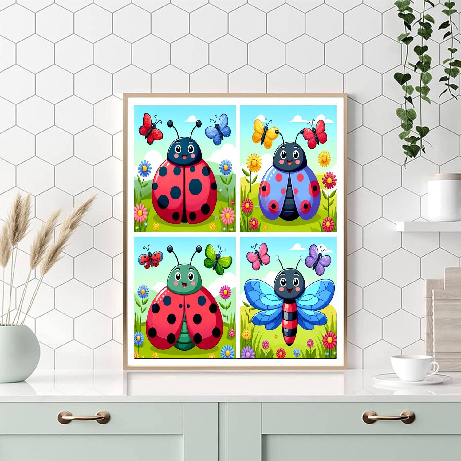 Garden Bug Bonanza Numbered Painting Kits