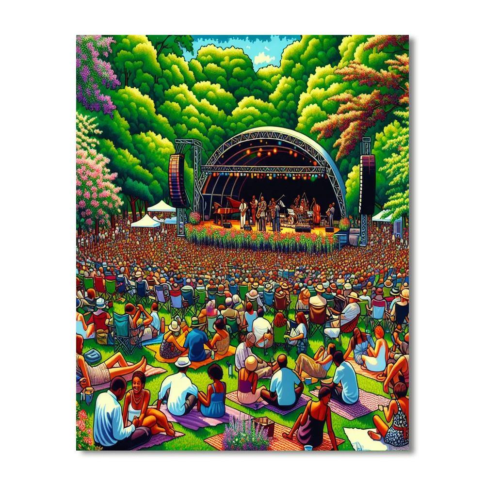 Jazz In The Park Festival - Denmark Paint By Number