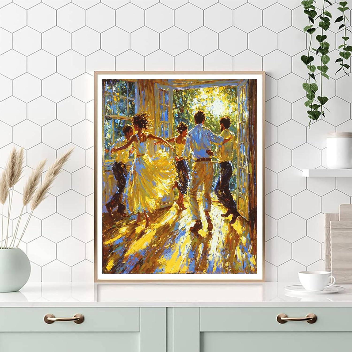 Symphony Of Laughter Number Painting