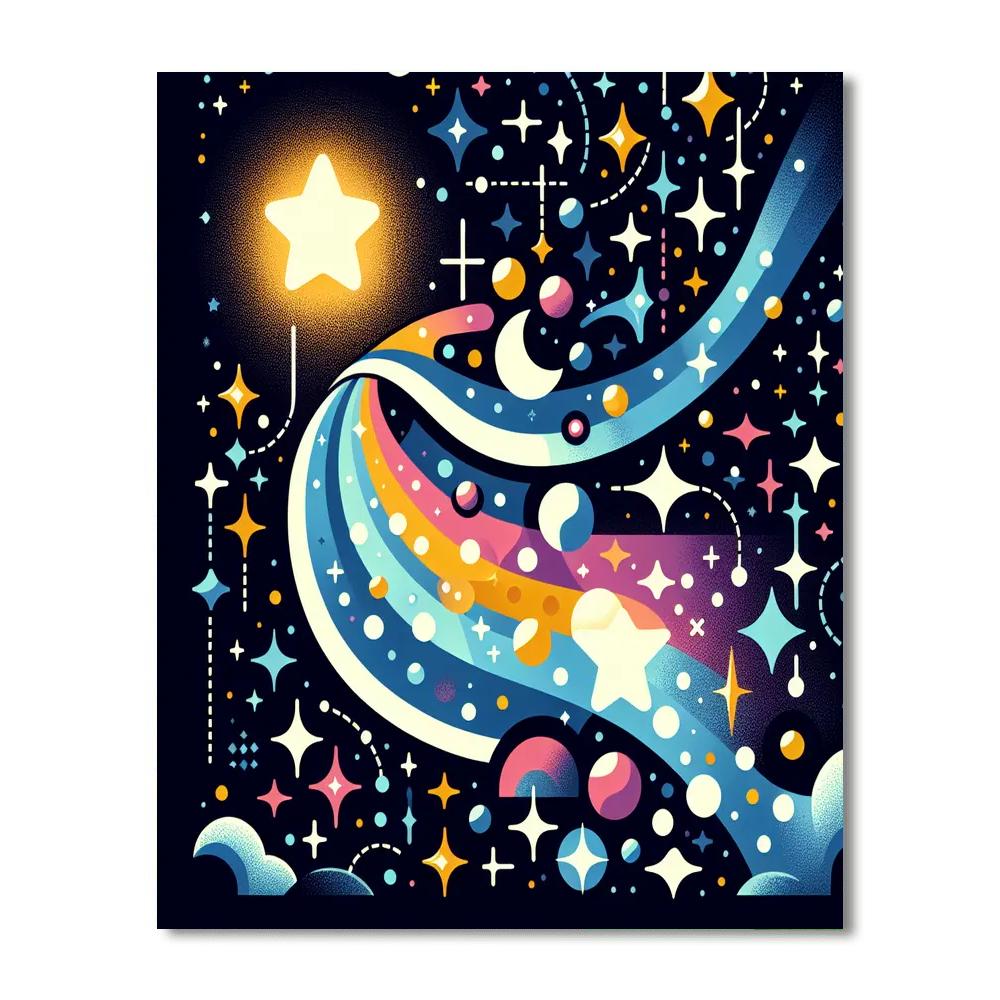 Magical Stardust Realm Paint By Numbers