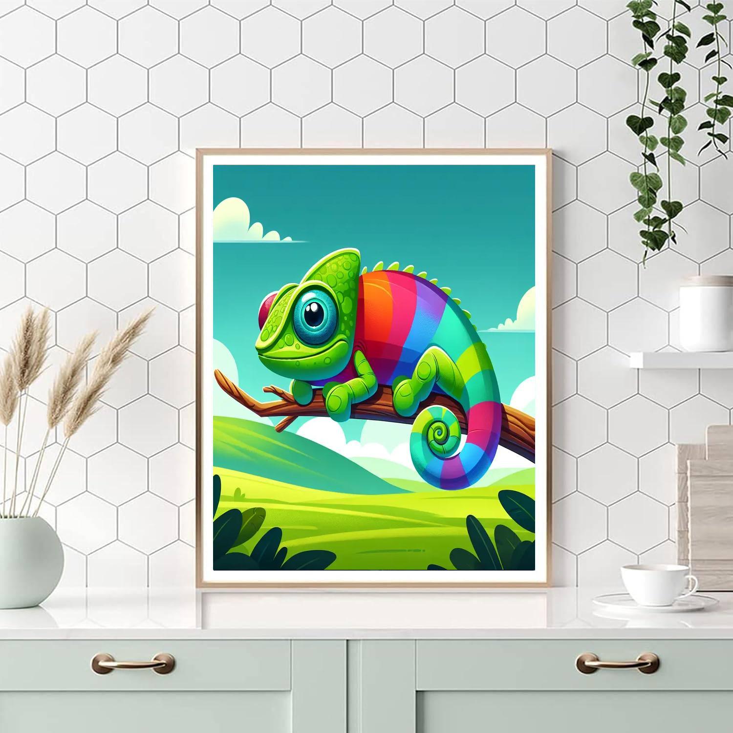 Chatty Chameleon Painting By Numbers Kit