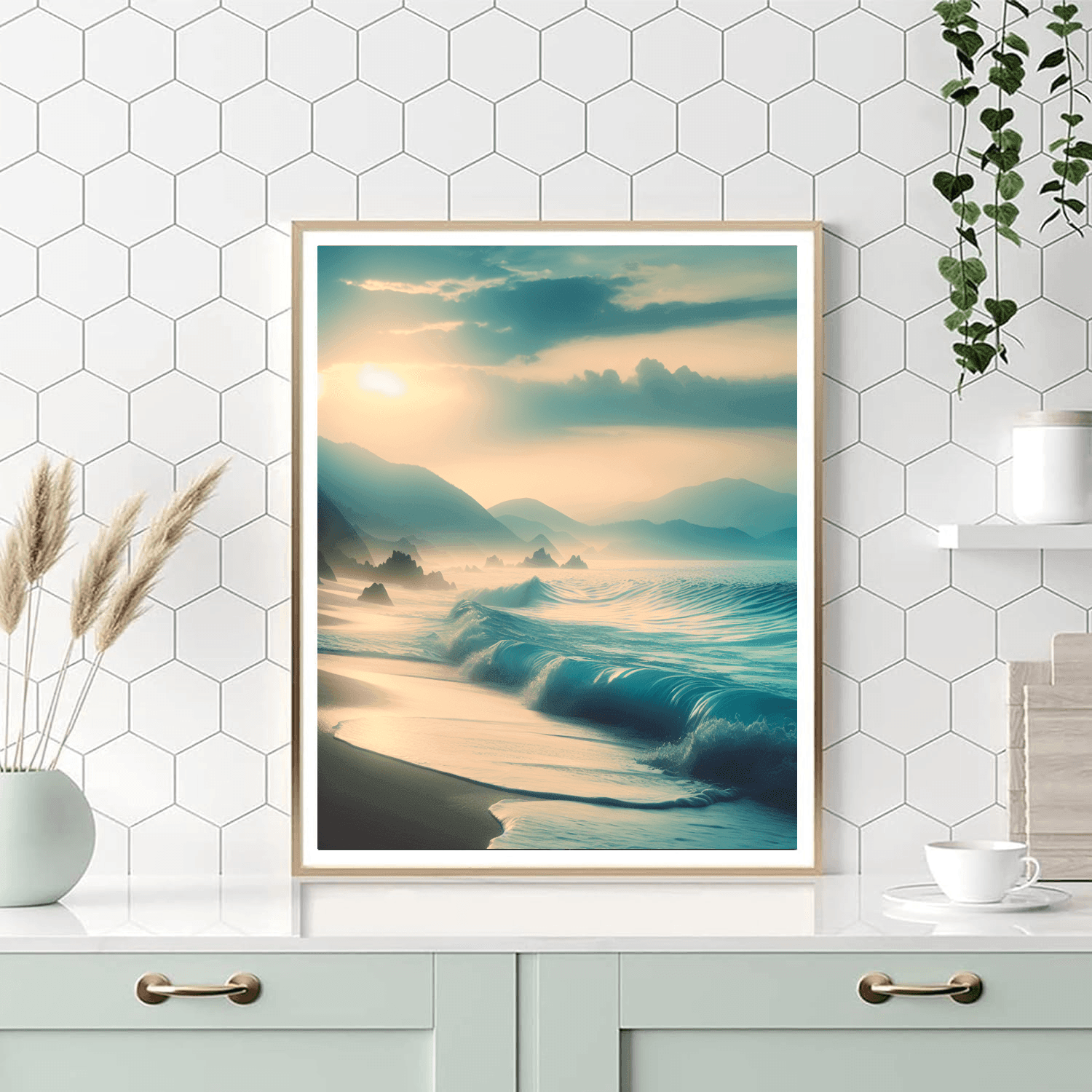 Coastal Harmony Painting Number Kit