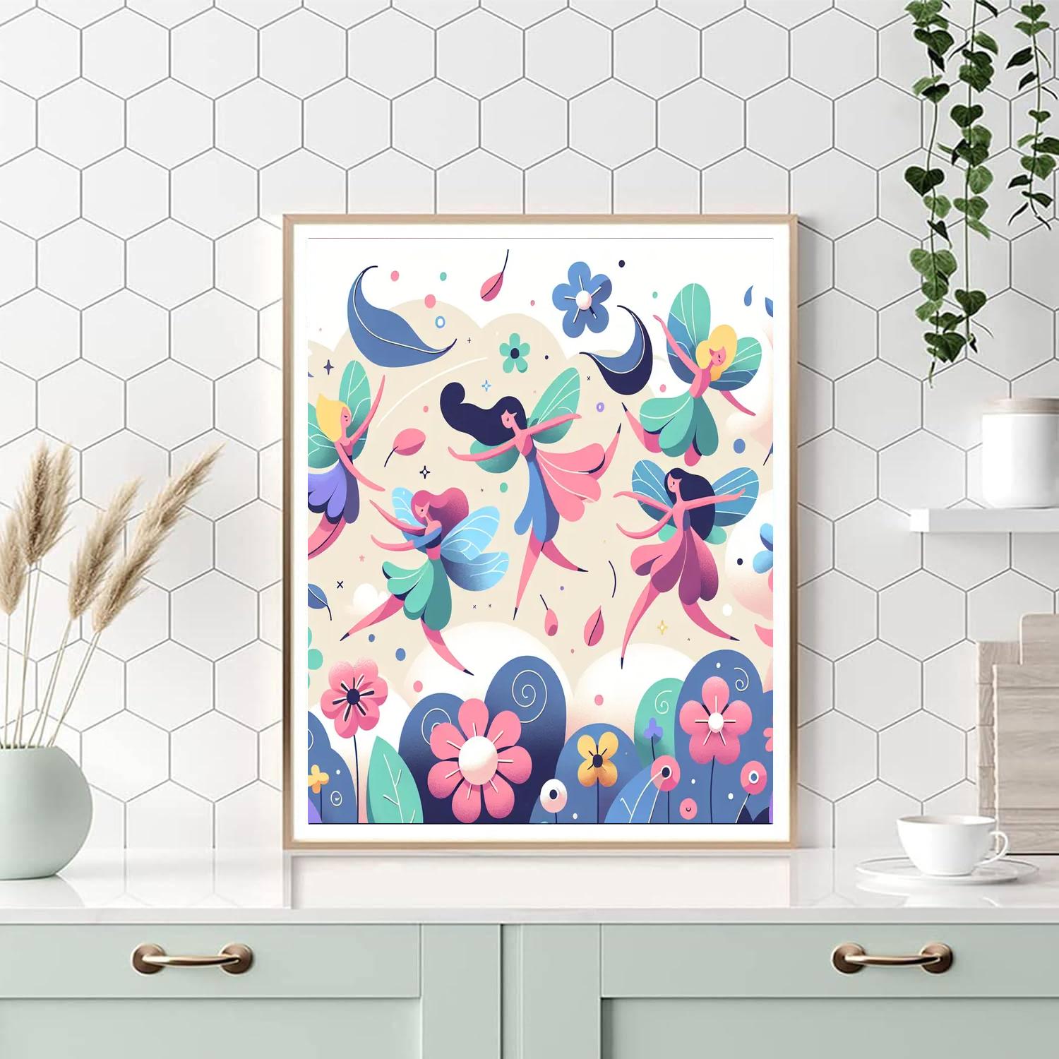 Petal Fairy Festival Paint By Color