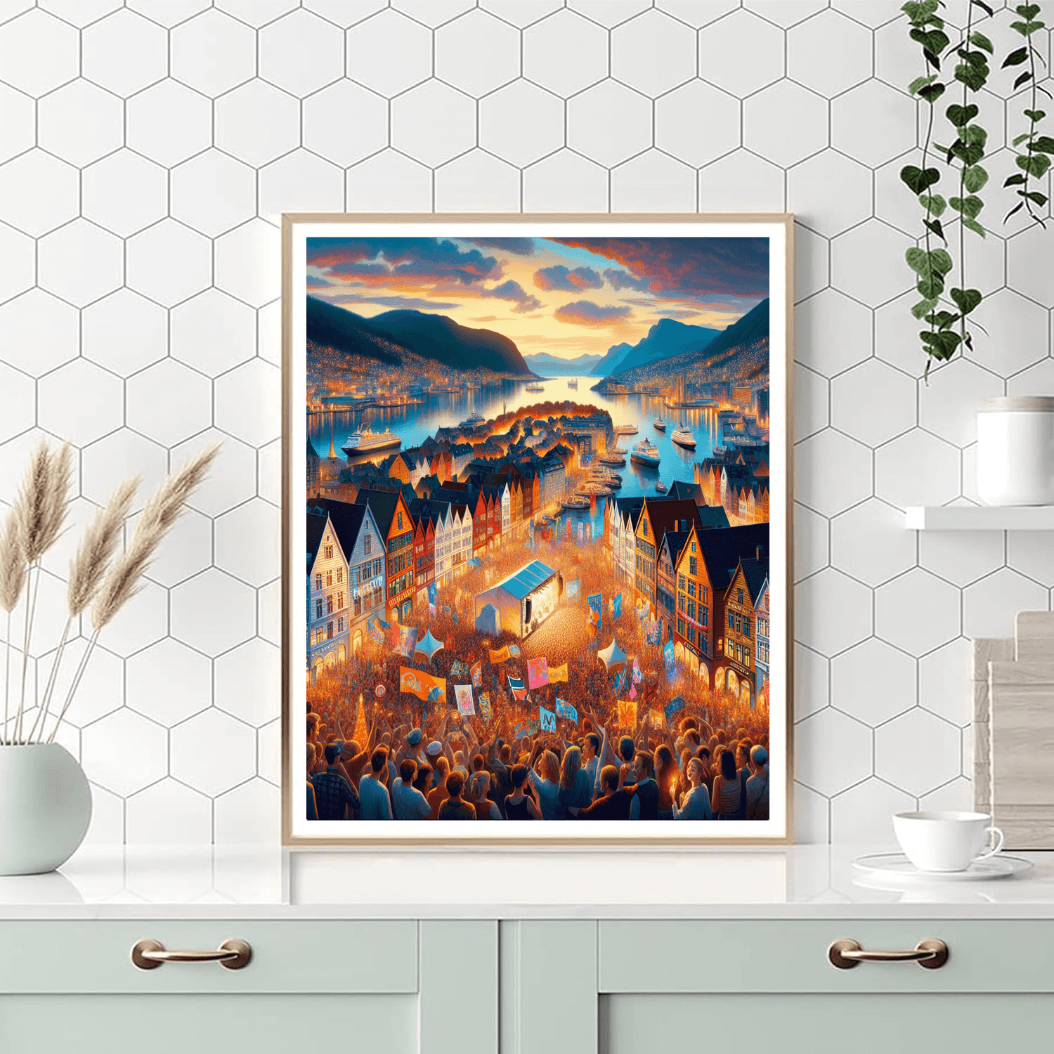 Bergen International Festival - Norway Paint By Color