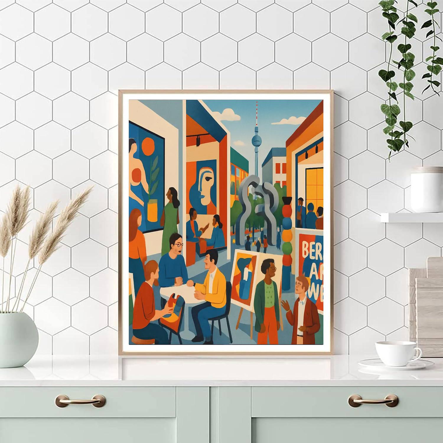 Berlin Art Week Painting By Numbers Kit
