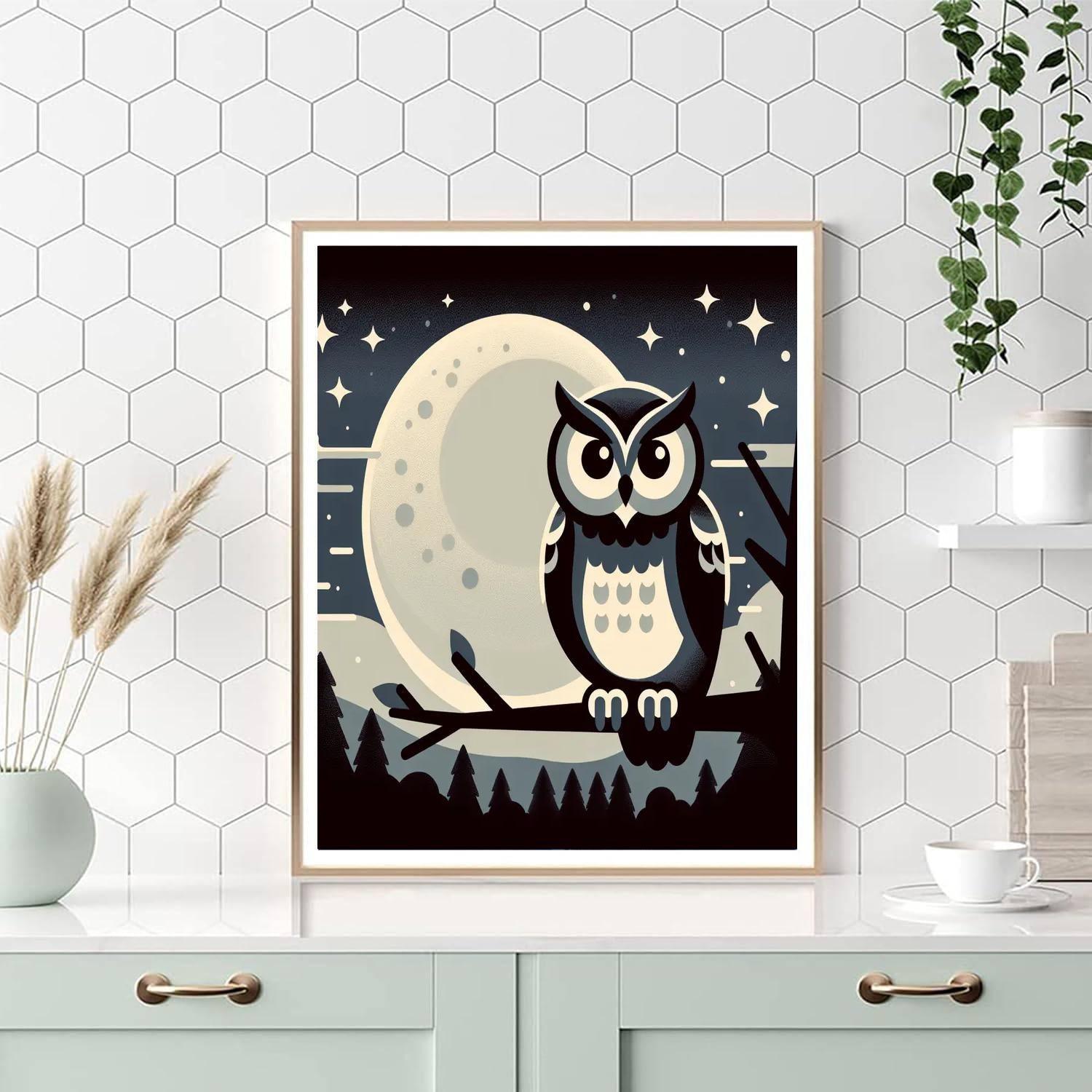 Wise Owl Wonderland Paint By Color