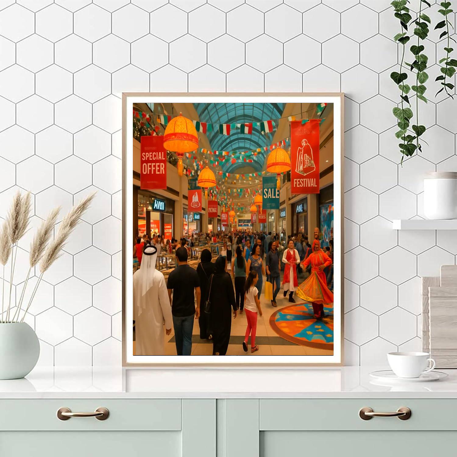 The Dubai Shopping Festival DIY Paint By Numbers