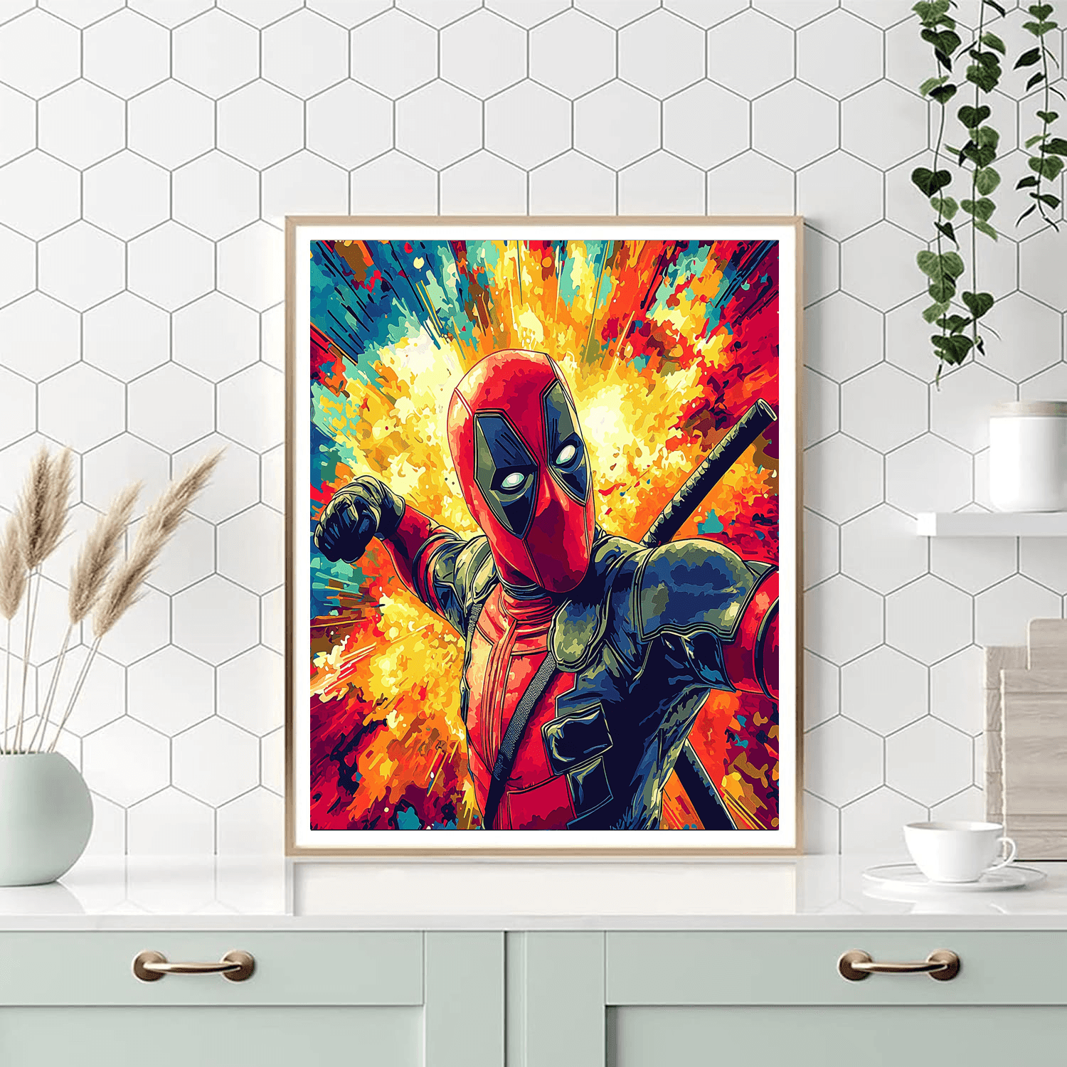 Ryan Reynolds: The Humorous Hero Of Cinema Paint By Numbers Kits