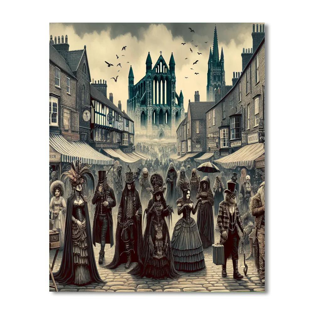 Whitby Goth Weekend - Uk Paint By Number