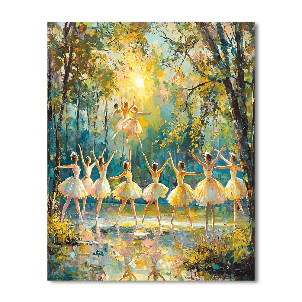 Edgar Degas Inspired The Joy Of Dance  Paint By Numbers Art
