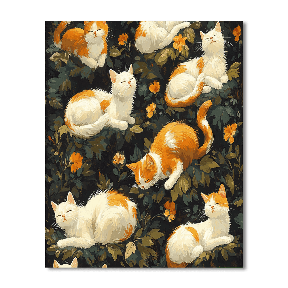 Henriette Ronner-Knip Inspired Fabled Felines  Paint By Numbers Kits