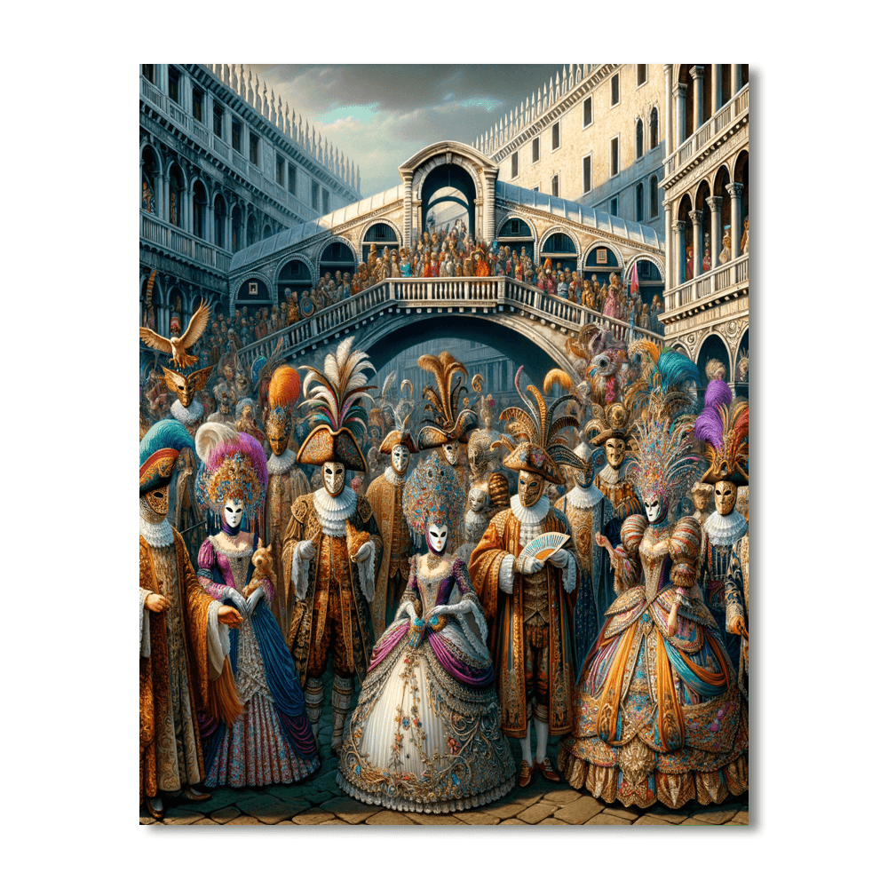 The Venice Carnival Paint By Numbers