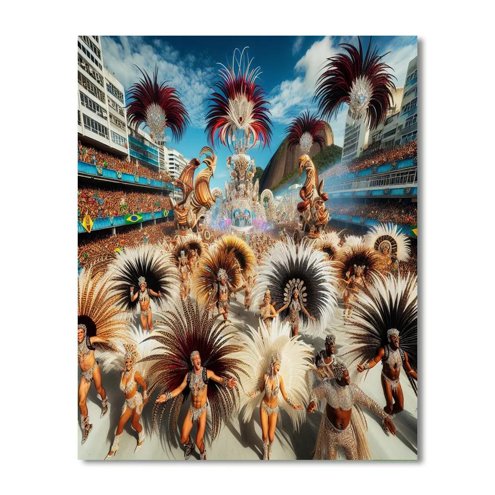 Río Carnival - Brazil Paint By Color