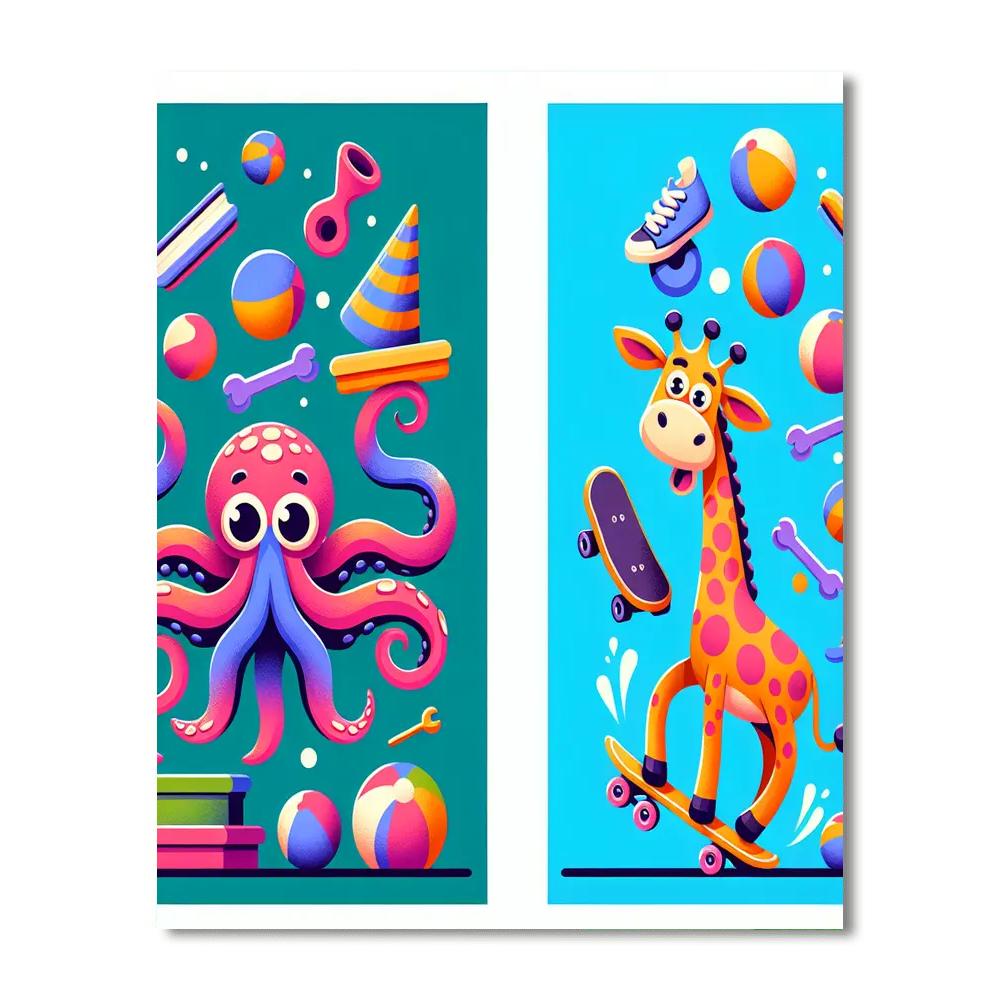 Quirky Quirks Painting Number Kit