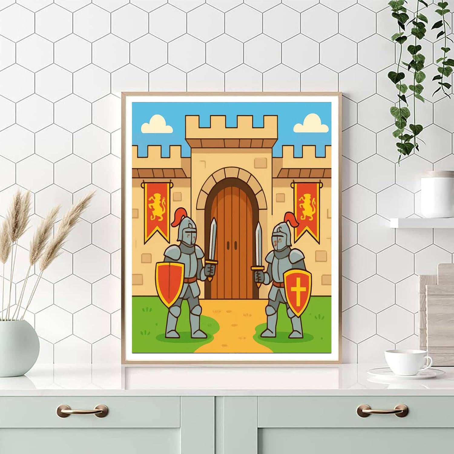 Castle Guardians Paint By Numbers