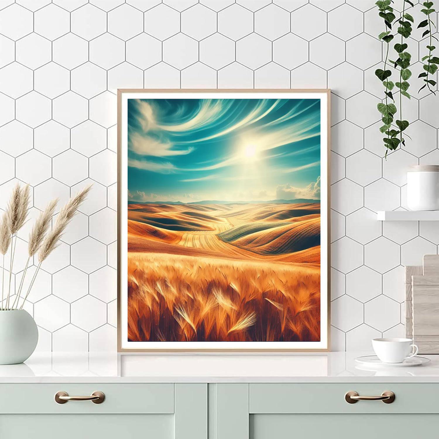 Golden Fields Of Summer DIY Paint By Numbers