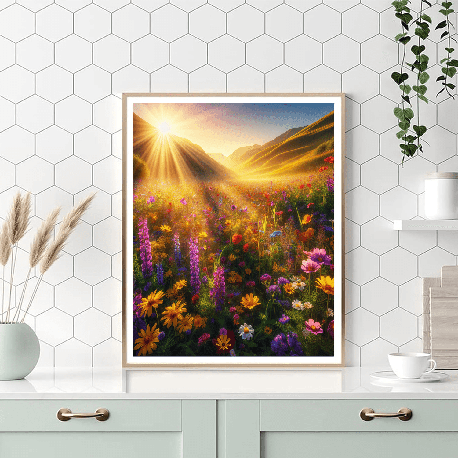 Wildflower Meadow Reverie Numbered Painting Kits