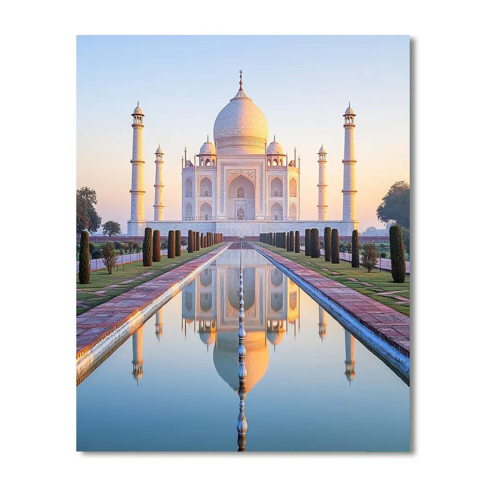Taj Mahal - Agra Numbered Painting Kits