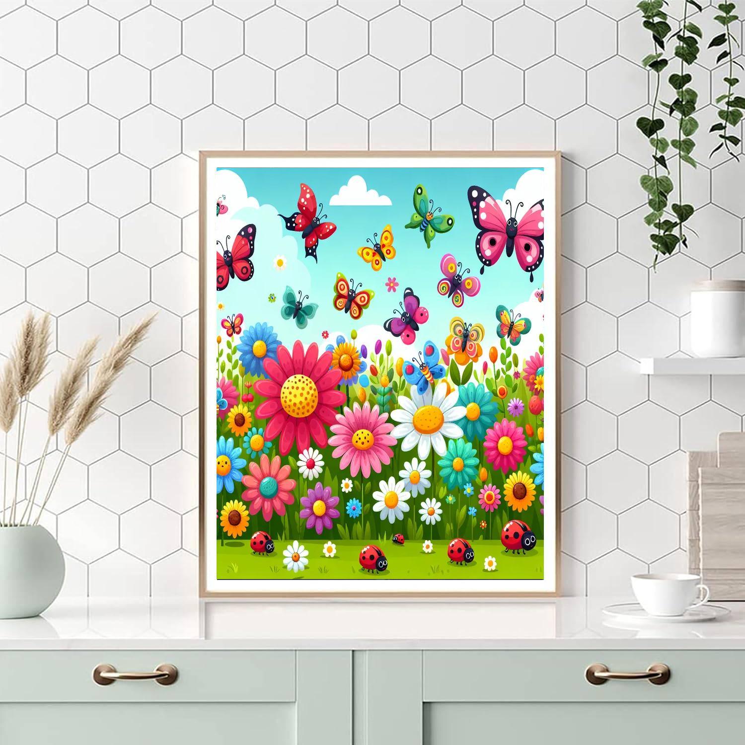 Fantasy Garden Of Joy Painting By Numbers Kit
