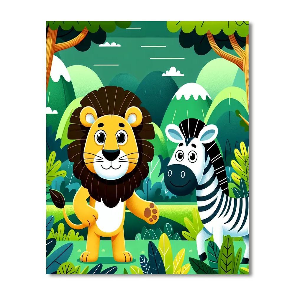 Jungle Explorers Duo Paint By Numbers Kits