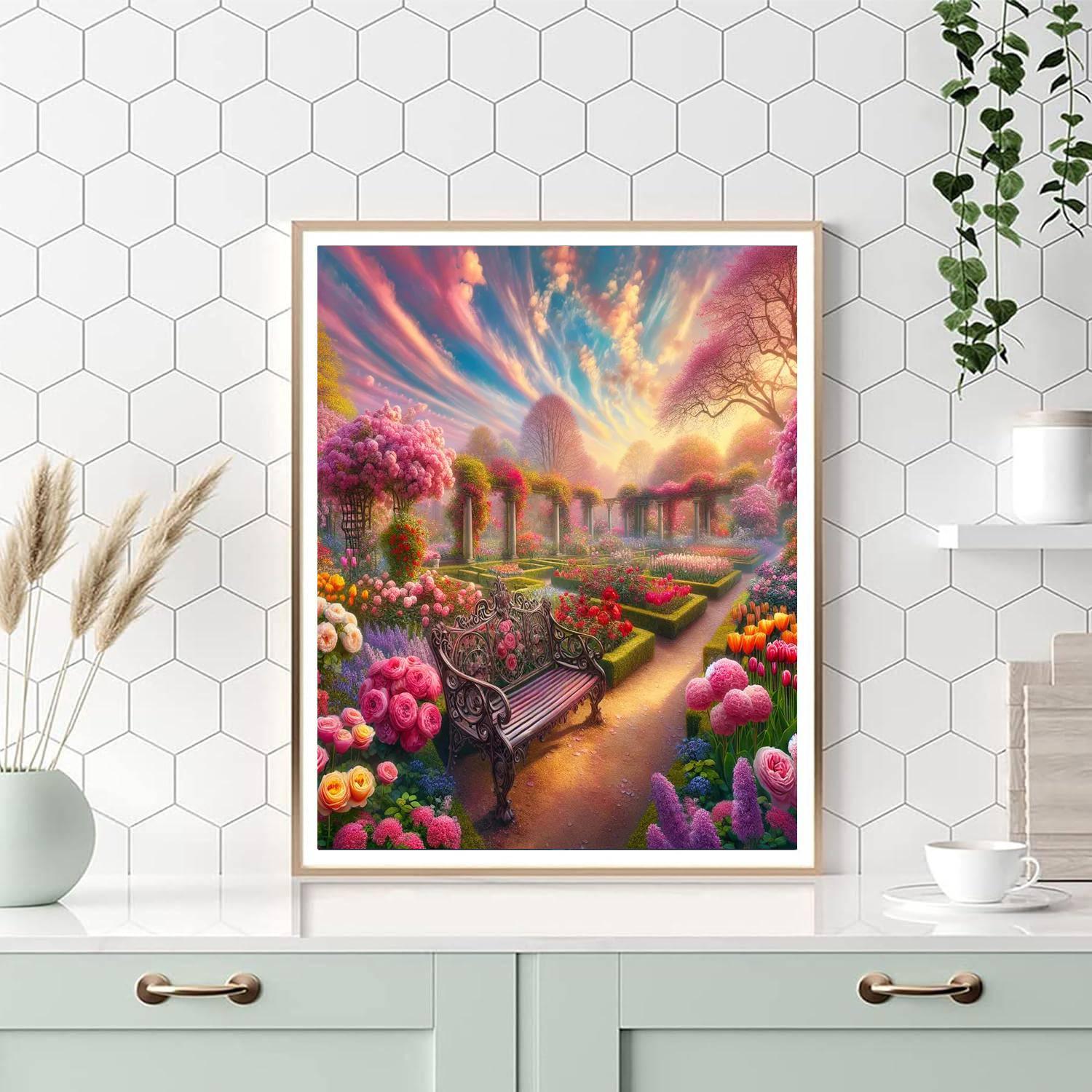 Victorian Spring Delight Paint By Numbers Art
