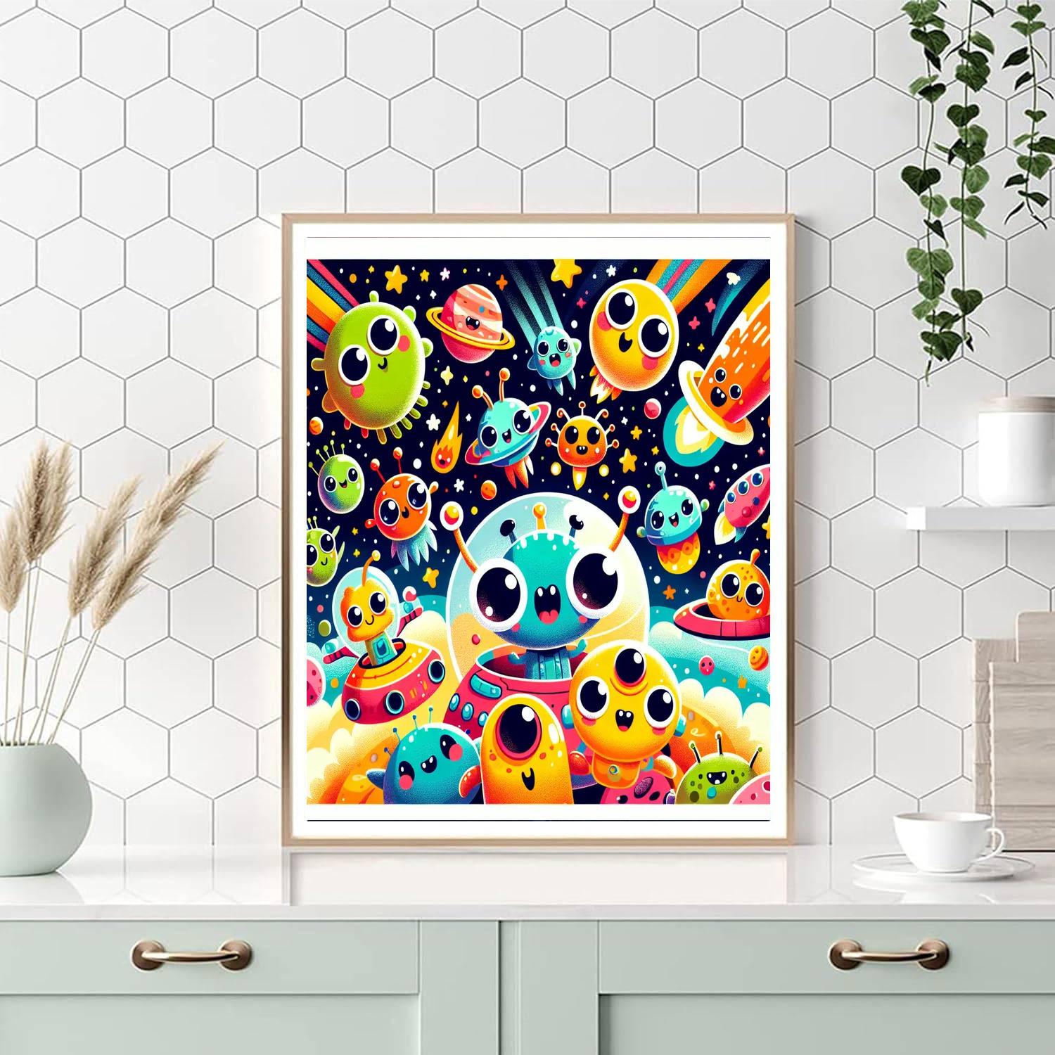 Super Silly Space Adventures Paint By Numbers Kits