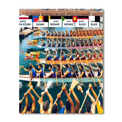 Hong Kong Dragon Boat Carnival - Hong Kong Paint By Numbers Kits