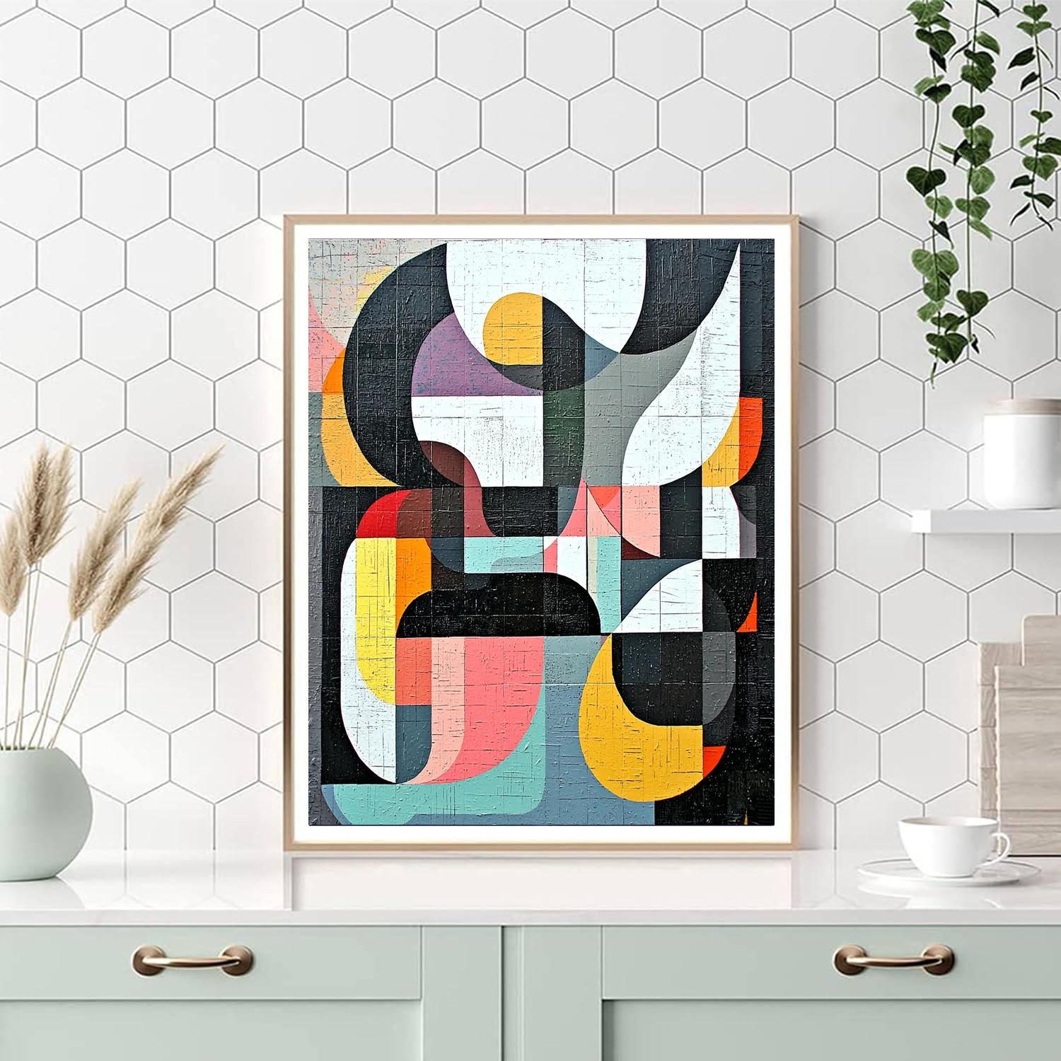 Banksy Inspired Shifting Perspectives  Number Painting