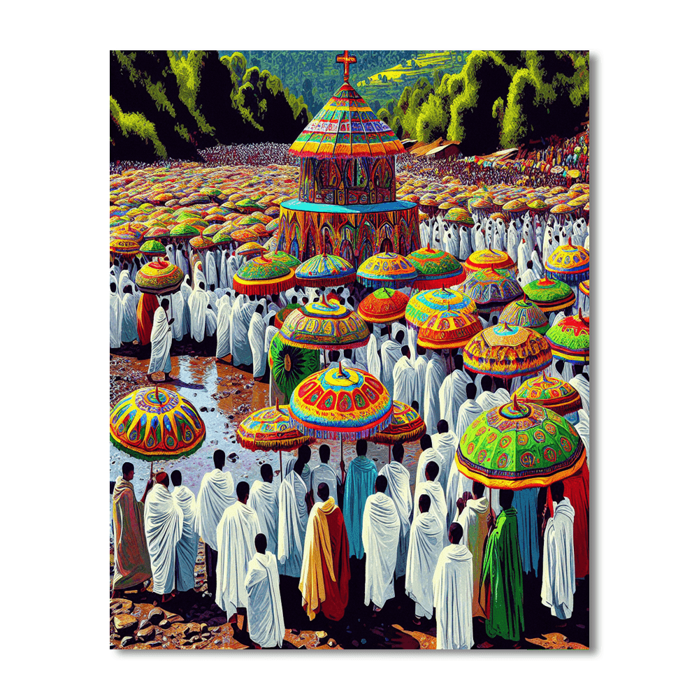 Timkat - Ethiopia Numbered Painting Kits