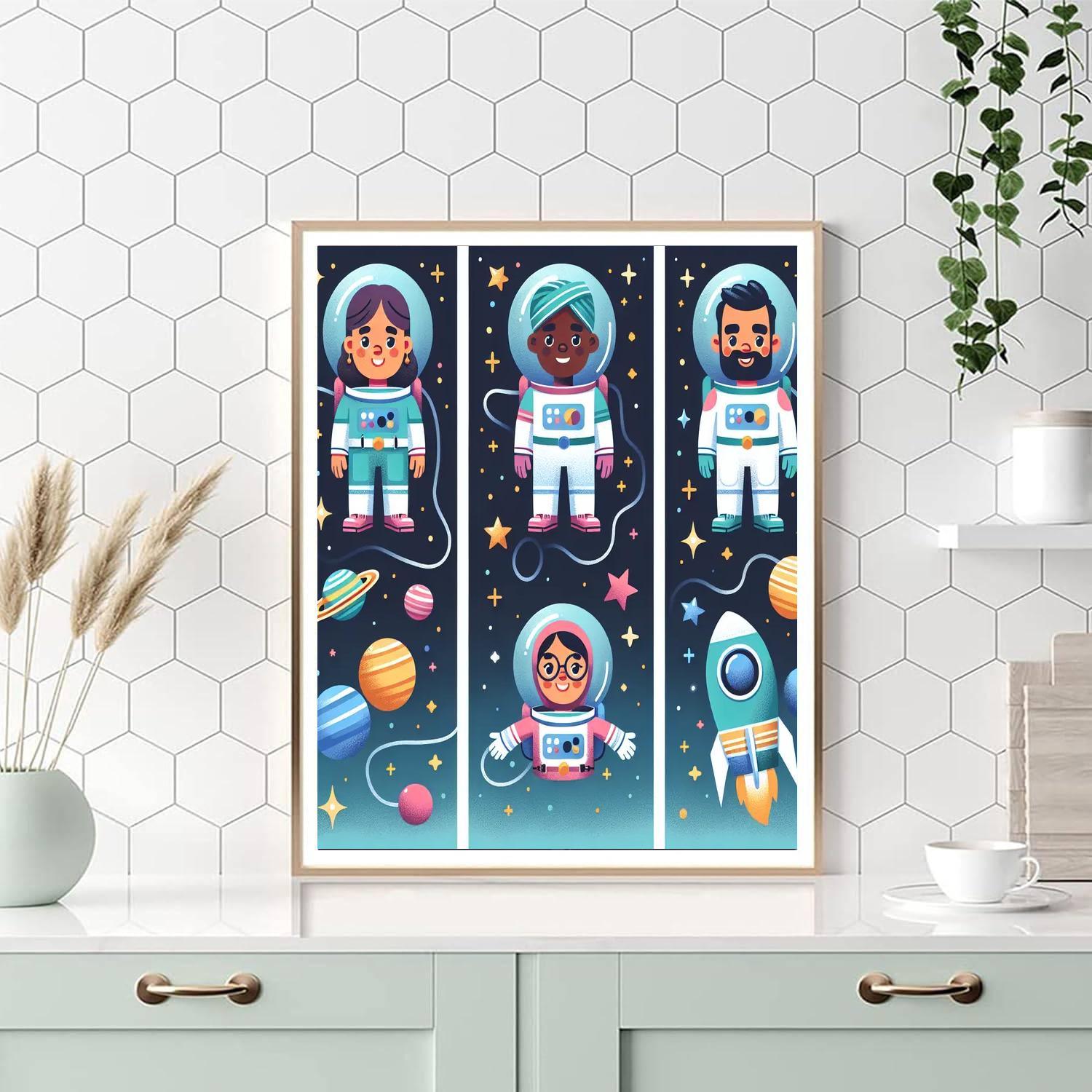 Adventure Seekers: Space Explorers Numbered Painting Kits