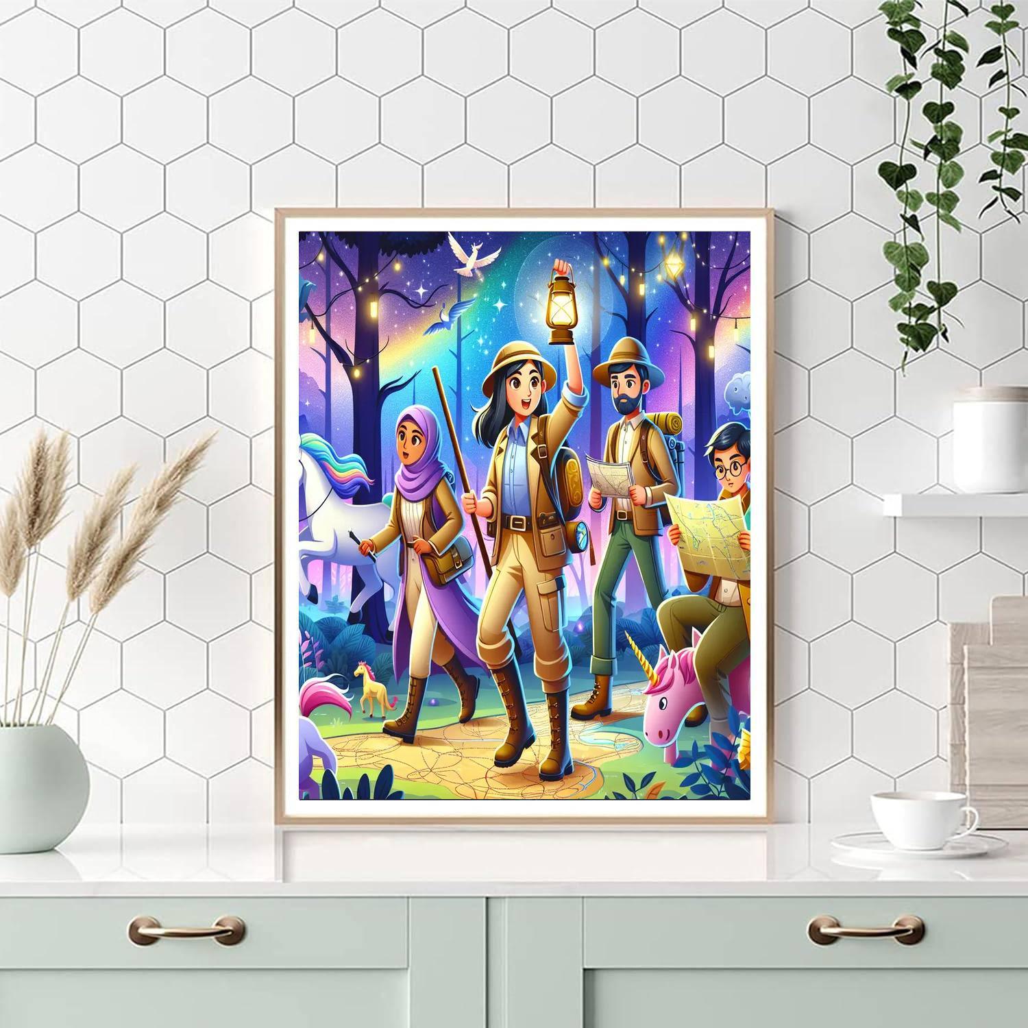 Mystic Forest Quest Paint By Numbers