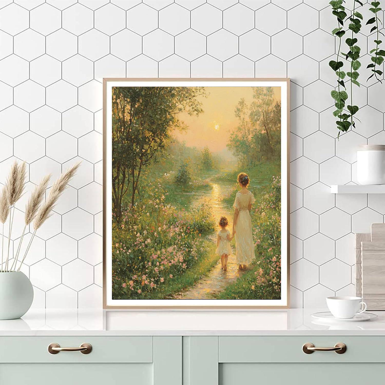 Morning Garden Harmony Numbered Painting Kits