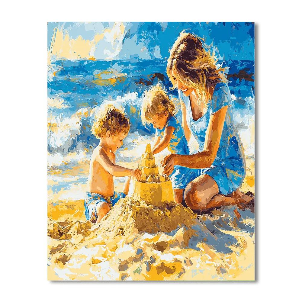 Sweet Memories On The Beach Paint By Numbers Kits