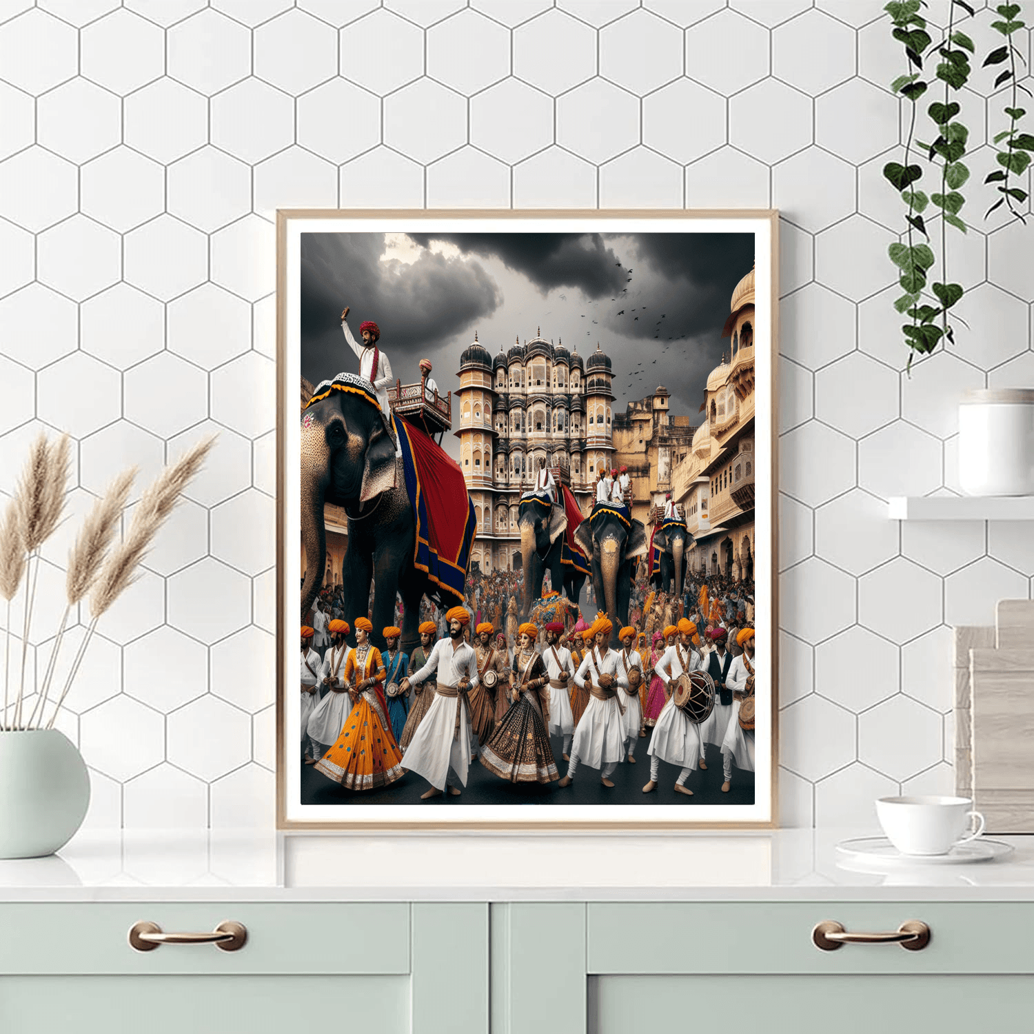 Monsoon Festival - Jaipur, India Paint By Number