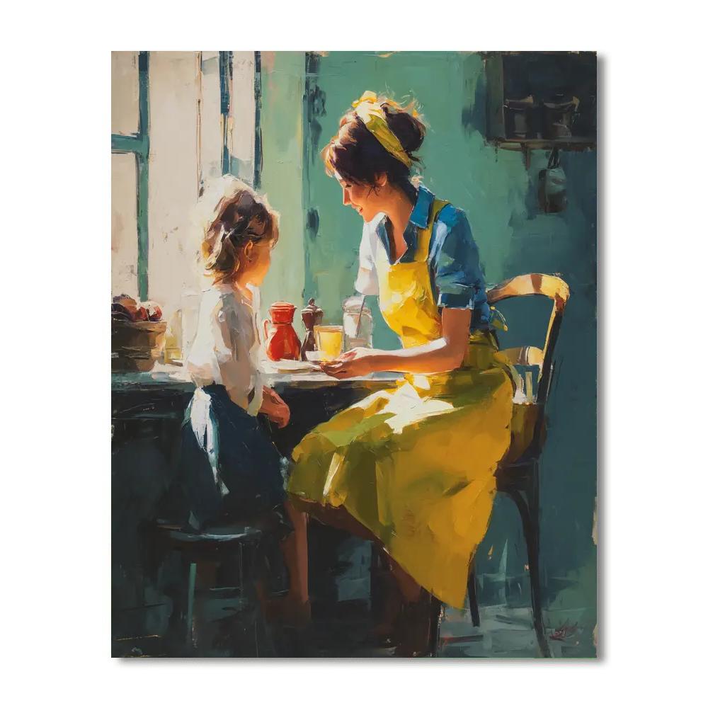Tender Morning Light Number Painting