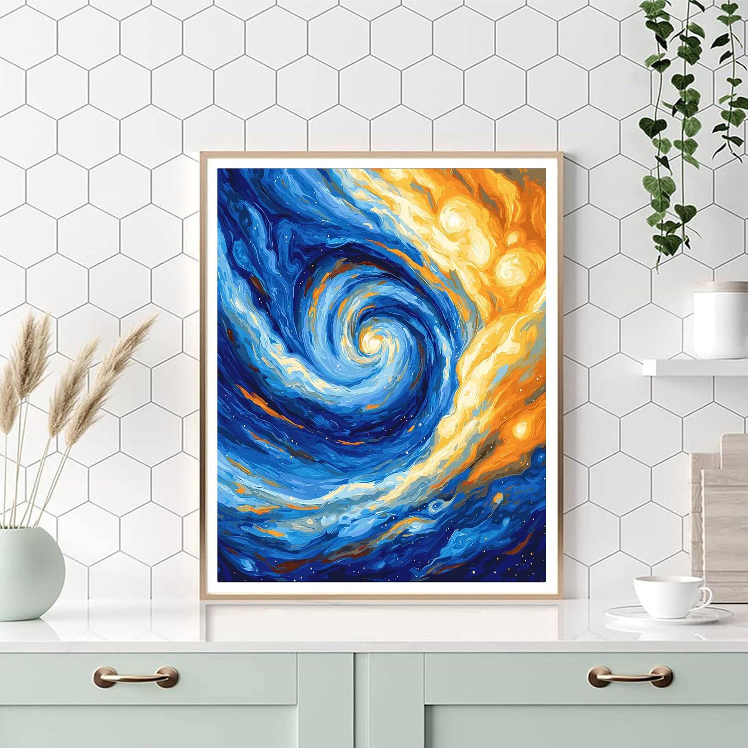 Vincent Van Gogh Inspired Celestial Wonders Of Jupiter  Paint By Color