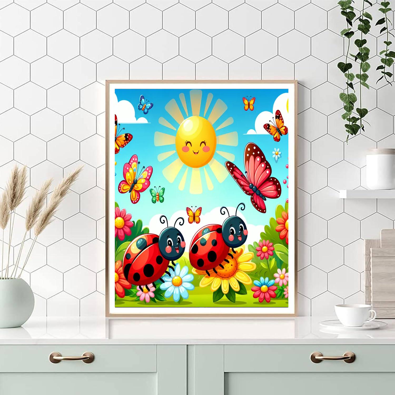Sunny Garden Helpers Numbered Painting Kits
