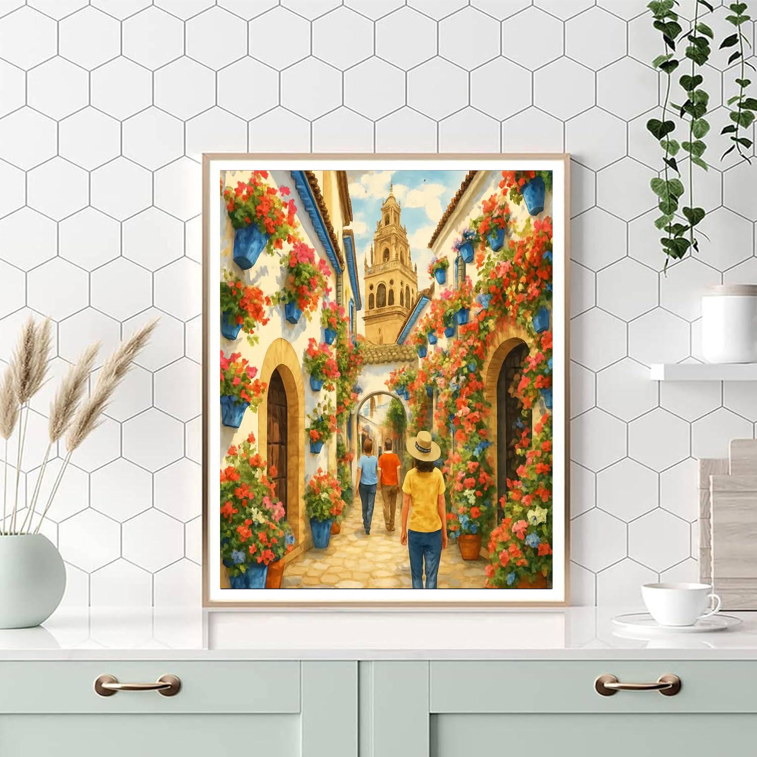 Fiesta De Los Patios - Córdoba Numbered Painting Kits
