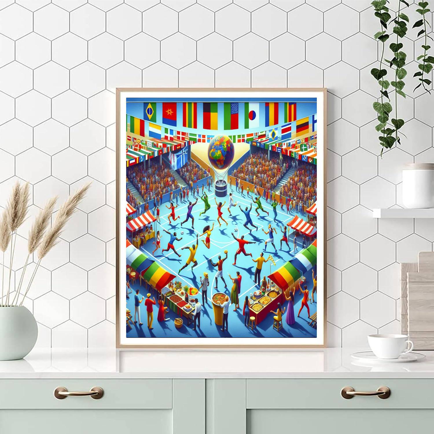 World Cup Carnival - Qatar Paint By Color