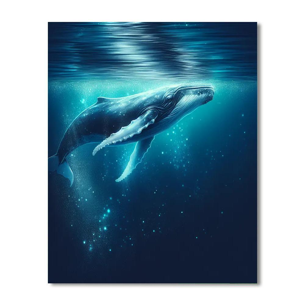 Whale's Deep Sea Symphony Paint By Color