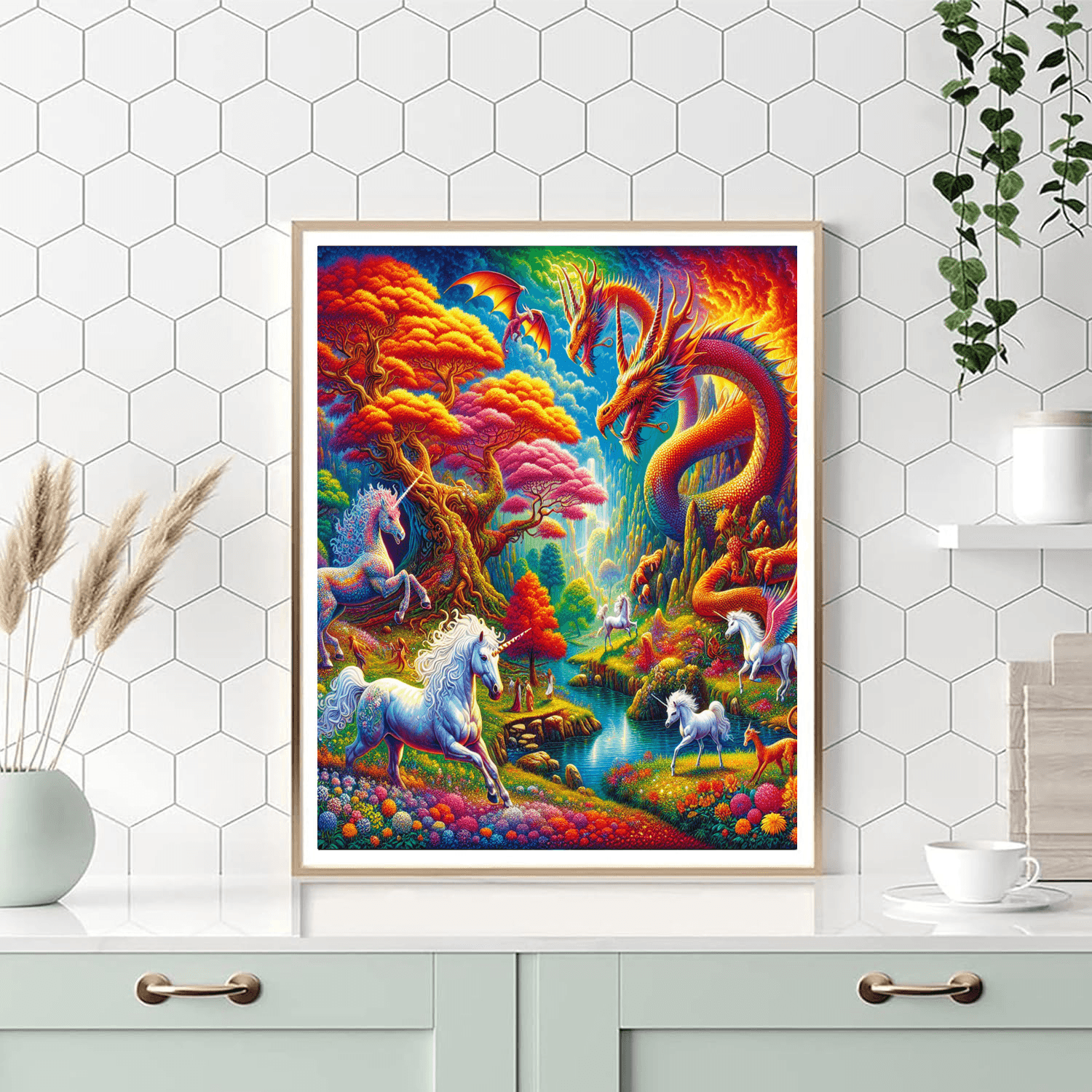 Fantasy Creature Realm Paint By Color
