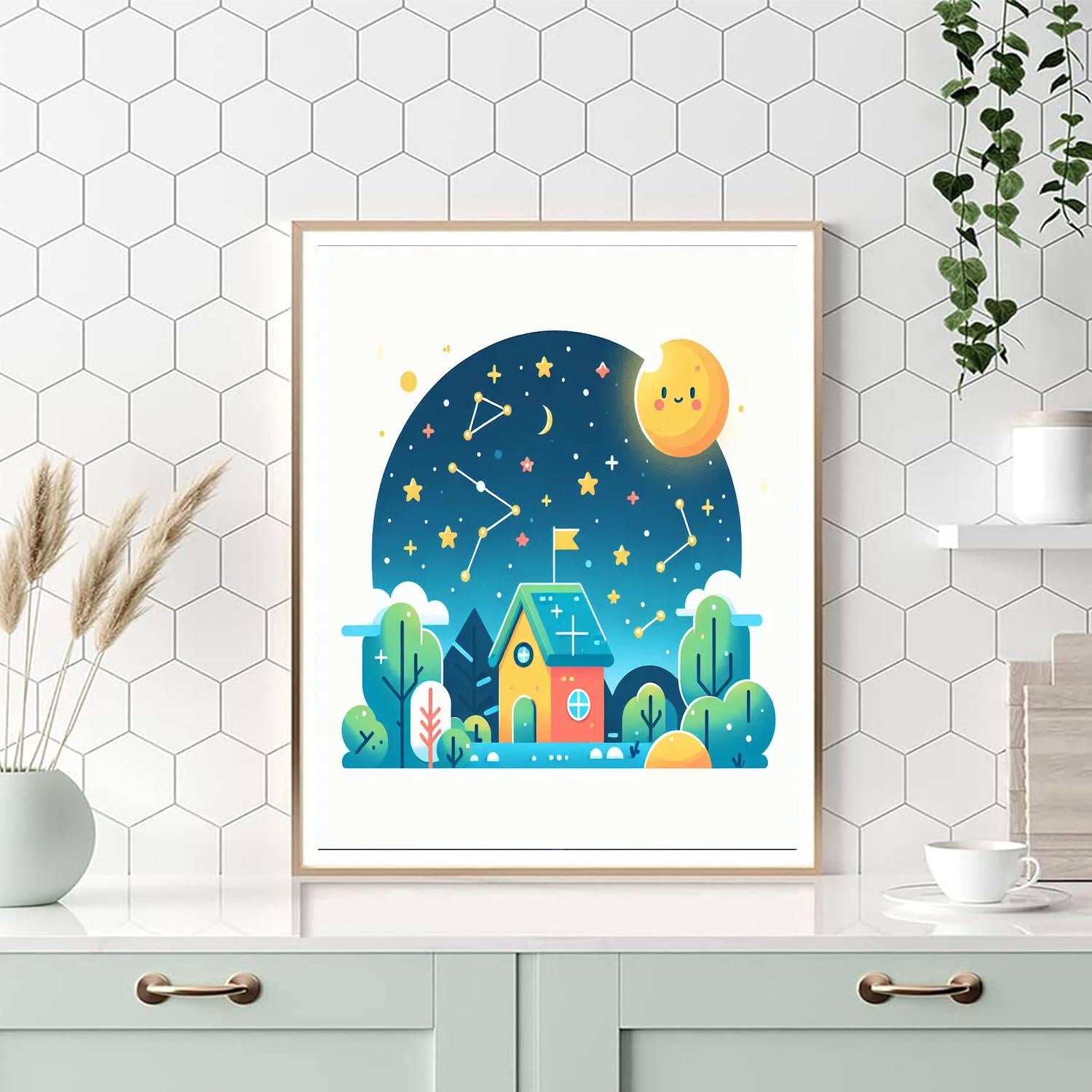 Celestial Stories Number Painting