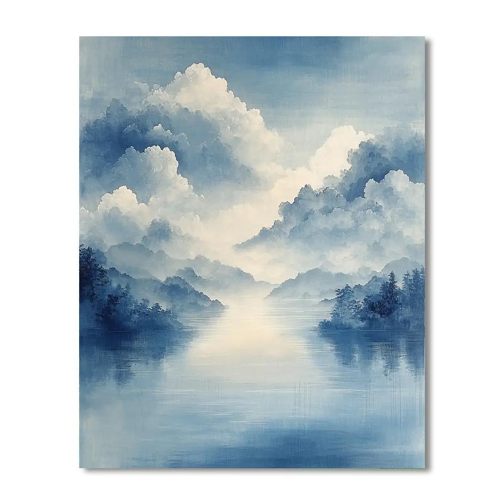 Zhao Mengfu Inspired Essence Of Balance  Paint By Color