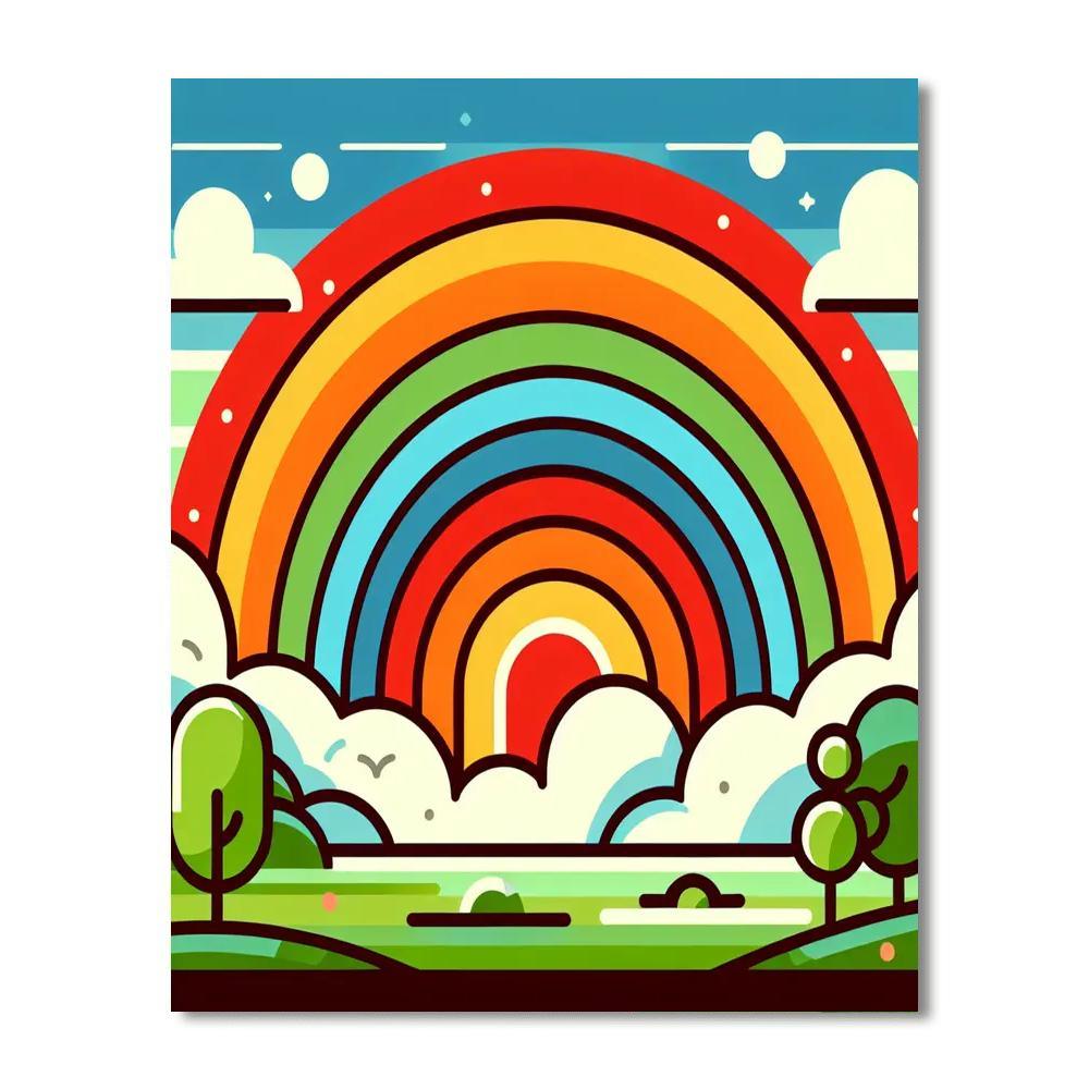 Radiant Rainbow Colors Paint By Color