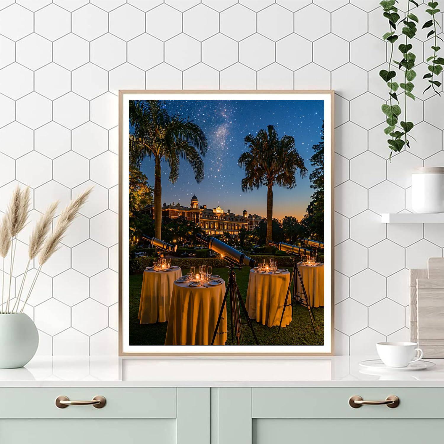 Mount Nelson Star Gazing - Cape Town Numbered Painting Kits