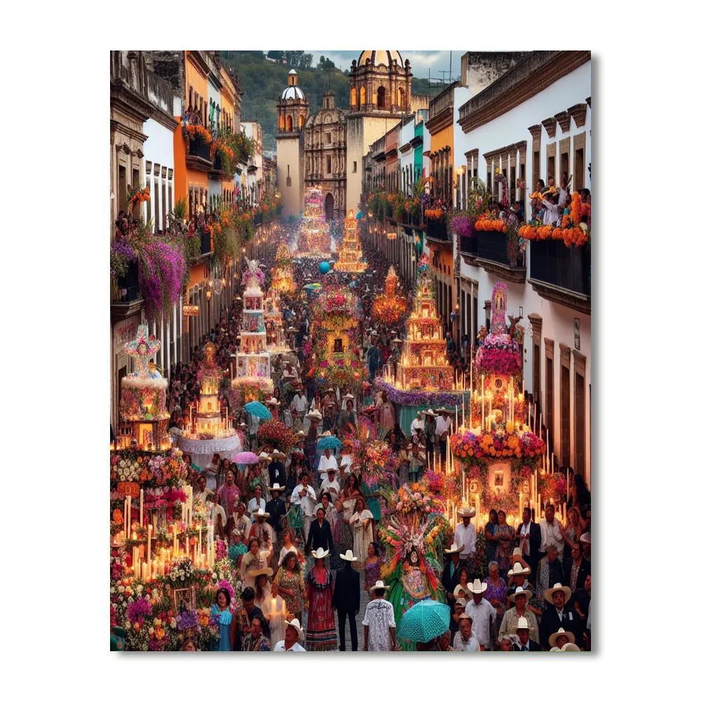 Fiesta De Los Muertos - Oaxaca DIY Paint By Numbers