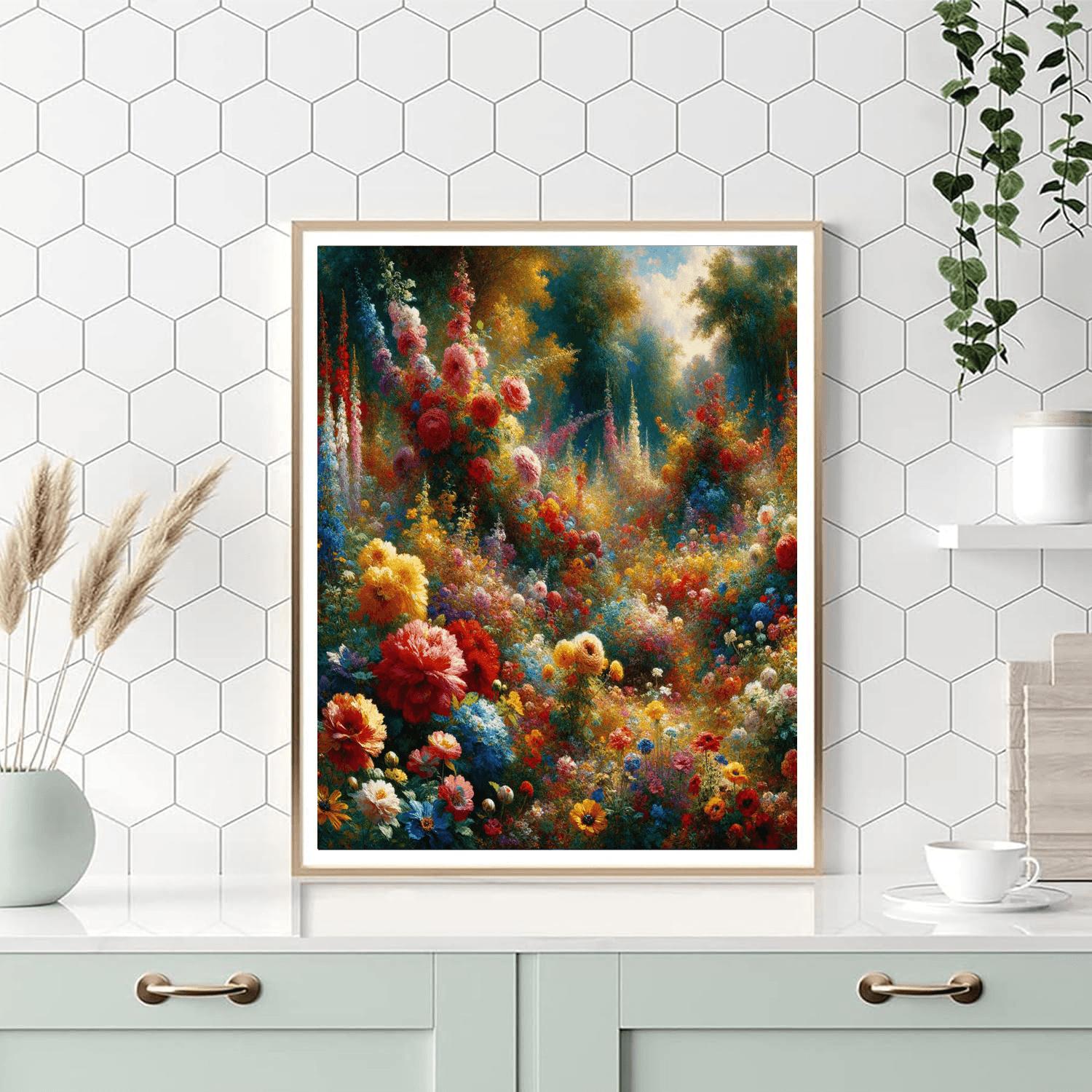 Summer Garden Dance DIY Paint By Numbers