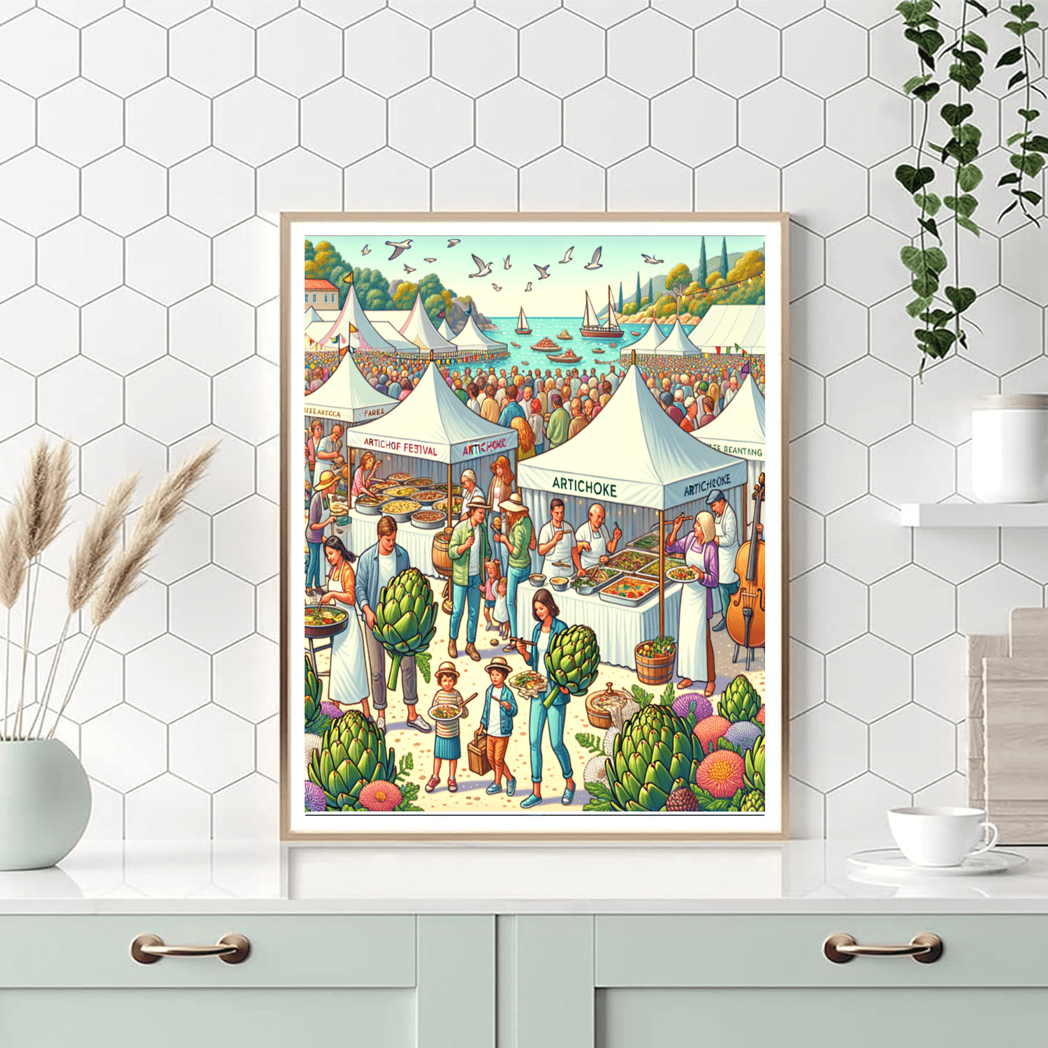 The Artichoke Festival Paint By Numbers