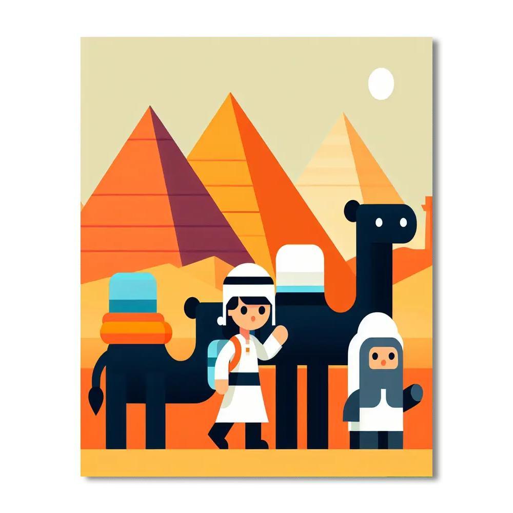 Desert Explorer's Quest Paint By Number